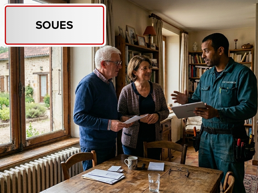 Installation de pompe à chaleur à Soues (65430) dans les Hautes-Pyrénées
